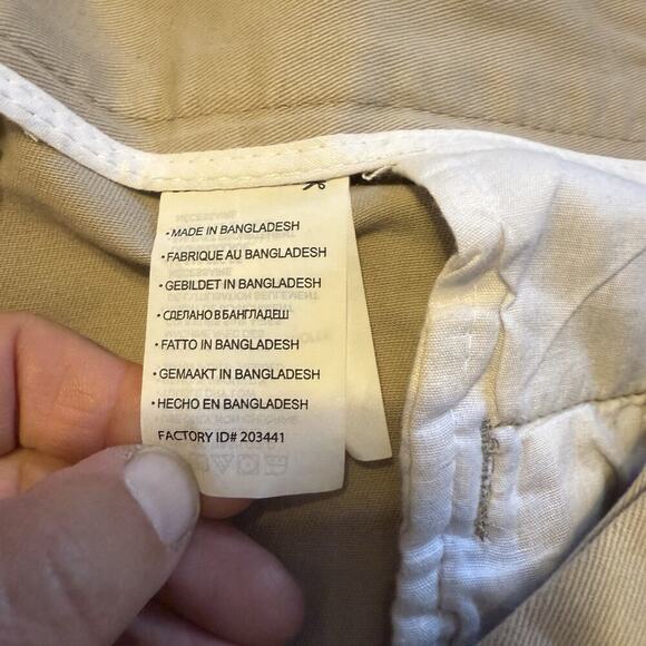 Harbor Bay DXL Men's Pant's 46x30 Classic Fit Flat Front Tan Chinos - Picture 10 of 11